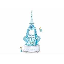 Sluban M38-B1168 Xếp hình lắp ráp ghép mô hình Hộp nhạc lâu đài băng