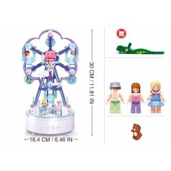 Sluban M38-B1170 Xếp hình lắp ráp ghép mô hình Hộp Nhạc Ngôi Sao Hạnh Phúc