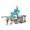 Sluban M38-B1263 Xếp hình lắp ráp ghép mô hình trạm xe điện trung tâm