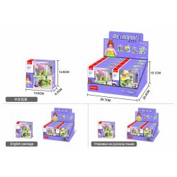 Sluban M38-B1265 Xếp hình lắp ráp ghép mô hình Thành Phố Ước Mơ-Cửa Hàng Nhỏ