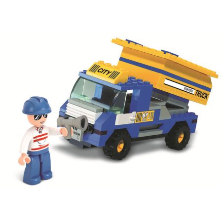 Sluban M38-B300 Xếp hình lắp ráp ghép mô hình SimCity-Xe chở rác