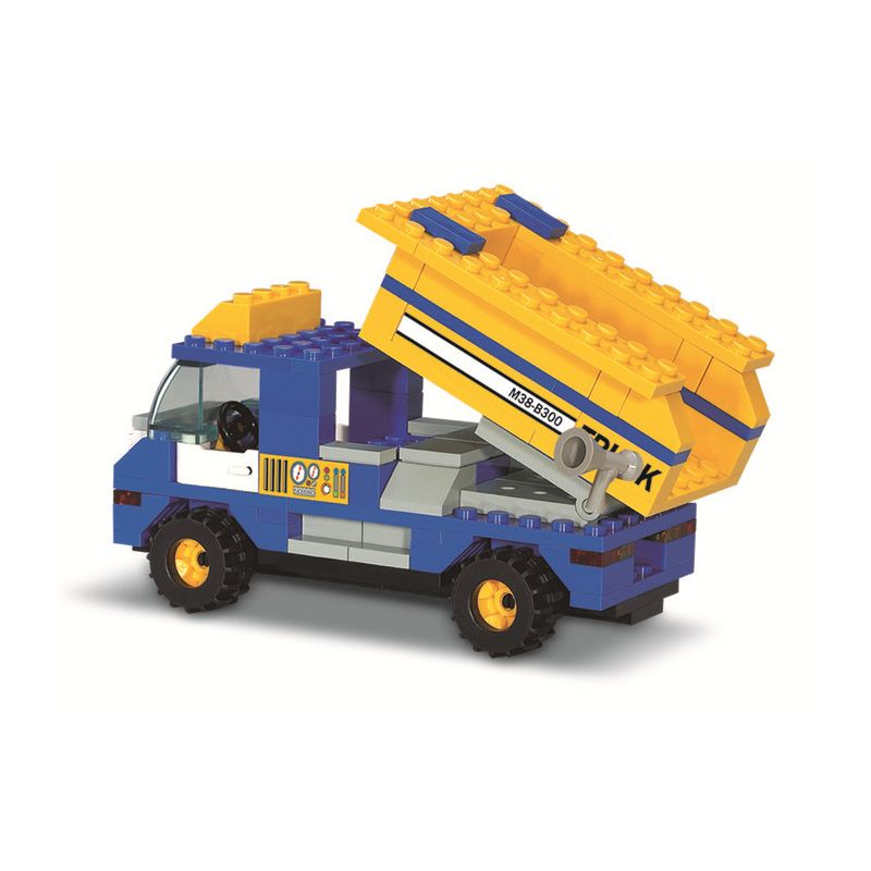 Sluban M38-B300 Xếp hình lắp ráp ghép mô hình SimCity-Xe chở rác