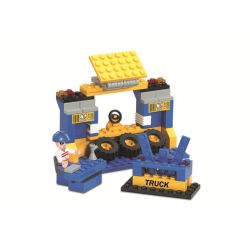 Sluban M38-B300 Xếp hình lắp ráp ghép mô hình SimCity-Xe chở rác