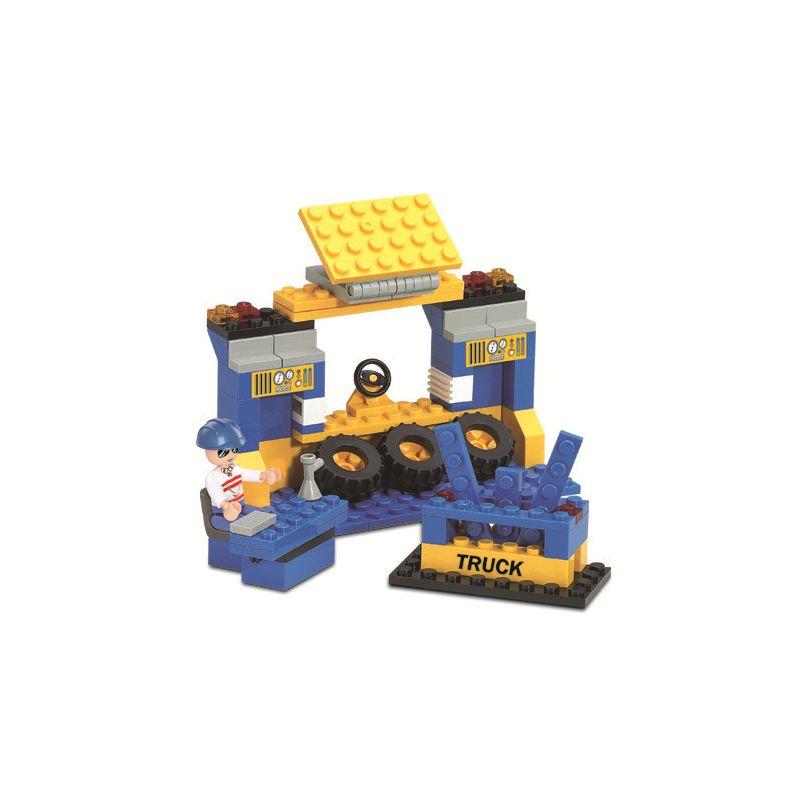 Sluban M38-B300 Xếp hình lắp ráp ghép mô hình SimCity-Xe chở rác