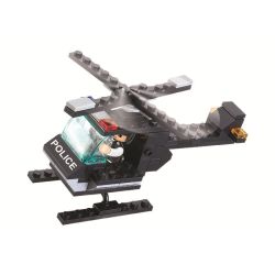 Sluban M38-B600 Xếp hình lắp ráp ghép mô hình Cảnh sát chống bạo động-Trực thăng