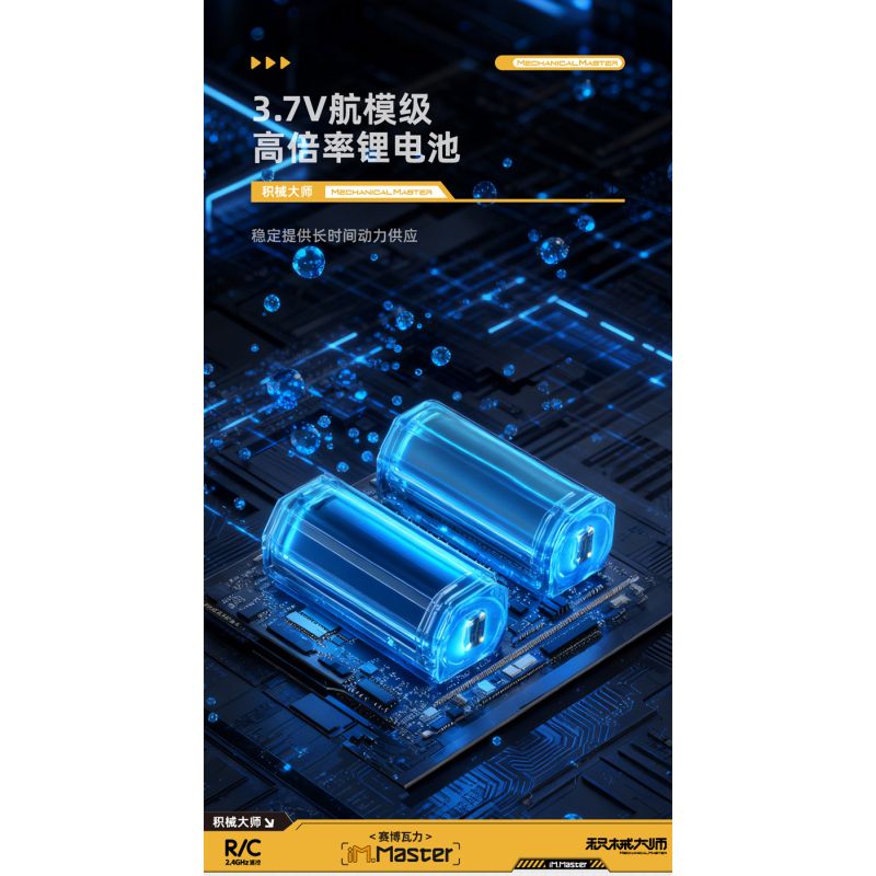 IM.Master QIHUI 8069 Xếp hình lắp ráp ghép mô hình Bậc thầy vũ khí: Cybervali