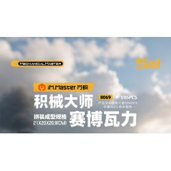 IM.Master QIHUI 8069 Xếp hình lắp ráp ghép mô hình Bậc thầy vũ khí: Cybervali