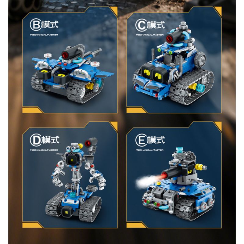 IM.Master QIHUI 8069 Xếp hình lắp ráp ghép mô hình Bậc thầy vũ khí: Cybervali