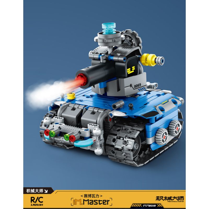 IM.Master QIHUI 8069 Xếp hình lắp ráp ghép mô hình Bậc thầy vũ khí: Cybervali