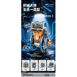 IM.Master QIHUI 8064 Xếp hình lắp ráp ghép mô hình Bậc thầy máy móc: Robot đóng thế tốc độ cao năm trong một