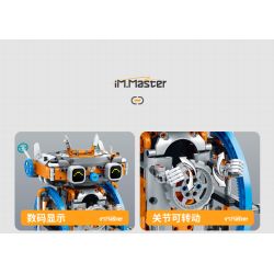IM.Master QIHUI 8064 Xếp hình lắp ráp ghép mô hình Bậc thầy máy móc: Robot đóng thế tốc độ cao năm trong một