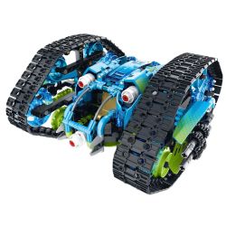 IM.Master QIHUI 8071 Xếp hình lắp ráp ghép mô hình Bậc thầy về máy móc: Xe đóng thế hai mặt