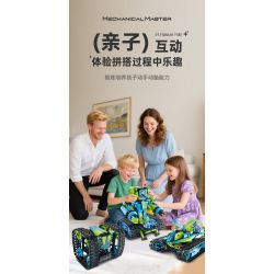 IM.Master QIHUI 8071 Xếp hình lắp ráp ghép mô hình Bậc thầy về máy móc: Xe đóng thế hai mặt