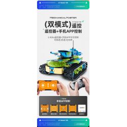 IM.Master QIHUI 8071 Xếp hình lắp ráp ghép mô hình Bậc thầy về máy móc: Xe đóng thế hai mặt