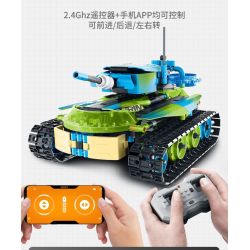 IM.Master QIHUI 8071 Xếp hình lắp ráp ghép mô hình Bậc thầy về máy móc: Xe đóng thế hai mặt