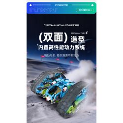 IM.Master QIHUI 8071 Xếp hình lắp ráp ghép mô hình Bậc thầy về máy móc: Xe đóng thế hai mặt