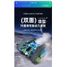 IM.Master QIHUI 8071 Xếp hình lắp ráp ghép mô hình Bậc thầy về máy móc: Xe đóng thế hai mặt