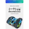 IM.Master QIHUI 8071 Xếp hình lắp ráp ghép mô hình Bậc thầy về máy móc: Xe đóng thế hai mặt