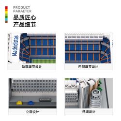 WANGE LIGAO Dr.Luck 7215 New Chamartin Stadium Madrid, Kingdom of Spain Xếp hình lắp ráp ghép mô hình Sân vận động Chamartin mới, Madrid, Tây Ban Nha