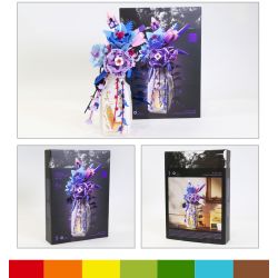 WANGE LIGAO Dr.Luck 3421 Floral Ode of Light Xếp hình lắp ráp ghép mô hình Thơ ca những bông hoa nổi