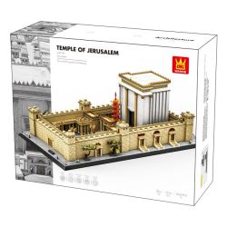 WANGE LIGAO Dr.Luck 7216 Temple of Jerusalem, Jerusalem Xếp hình lắp ráp ghép mô hình đền thờ jerusalem