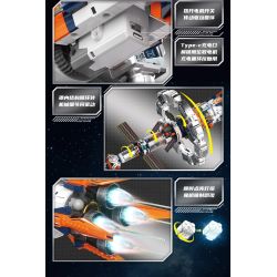 JAKI CK028 Xếp hình lắp ráp ghép mô hình Space Fun: Trạm vũ trụ Dawn Ring