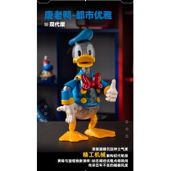 Pleyerid M38-LS092 Xếp hình lắp ráp ghép mô hình Phiên bản cơ khí điện tử lắp ráp Disney Donald Duck 400%Plus