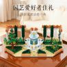 JIESTAR 57032 Fountain Square Xếp hình lắp ráp ghép mô hình Quảng trường đài phun nước sân trong