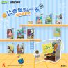 AREA-X AB0081 Xếp hình lắp ráp ghép mô hình SpongeBob SquarePants: Một ngày trên bãi biển