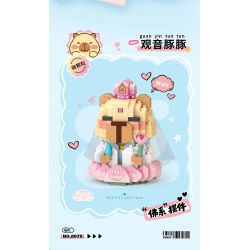 LOZ 8878 Capybara Xếp hình lắp ráp ghép mô hình Họ cá heo: Cá heo Quan Âm