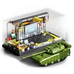 SEMBO 203261 Xếp hình lắp ráp ghép mô hình Một quốc gia hùng mạnh: thế hệ xe tăng chiến đấu chủ lực mới