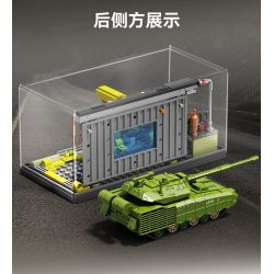 SEMBO 203261 Xếp hình lắp ráp ghép mô hình Một quốc gia hùng mạnh: thế hệ xe tăng chiến đấu chủ lực mới