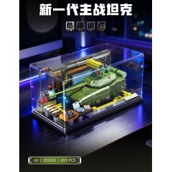 SEMBO 203261 Xếp hình lắp ráp ghép mô hình Một quốc gia hùng mạnh: thế hệ xe tăng chiến đấu chủ lực mới