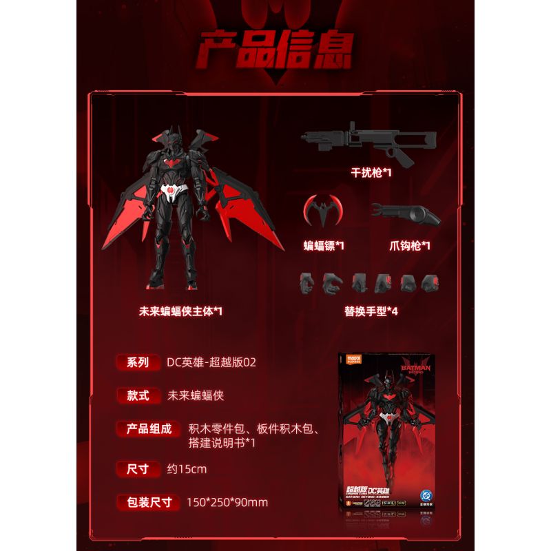 BLOKEES 75672 Xếp hình lắp ráp ghép mô hình DC Heroes Beyond 02 Batman Ngoài