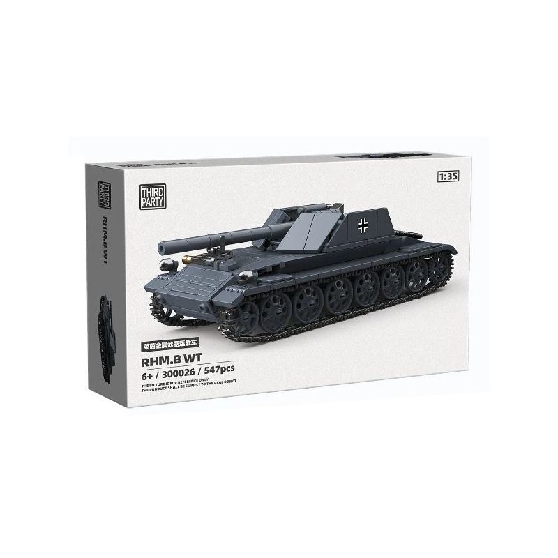 ThirdParty 300026 RHM. B WT Xếp hình lắp ráp ghép mô hình Tàu sân bay chở vũ khí Rheinmetall của Đức 1:35