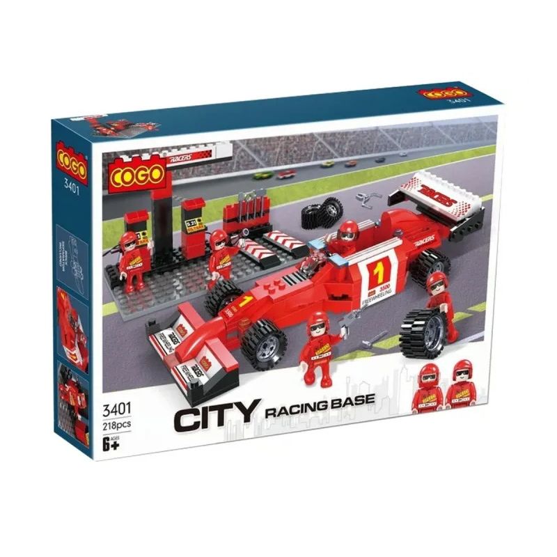 COGO 3401 AUSINI 26401 BLX 26401 RACING CHAMPIONSHIP Xếp hình lắp ráp ghép mô hình giải vô địch đua xe