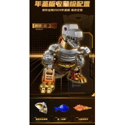 BLOKEES 71193 Xếp hình lắp ráp ghép mô hình Transformers 2026 Phiên bản kỷ yếu Khủng long sa mạc