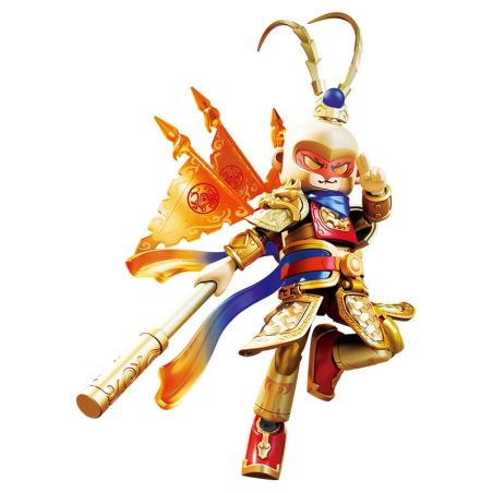 BLOKEES 85056 Xếp hình lắp ráp ghép mô hình Infinite Heroes: Dharma Image Tôn Ngộ Không 2.0 Lingxia True Body Phiên bản kỷ niệm 4 năm