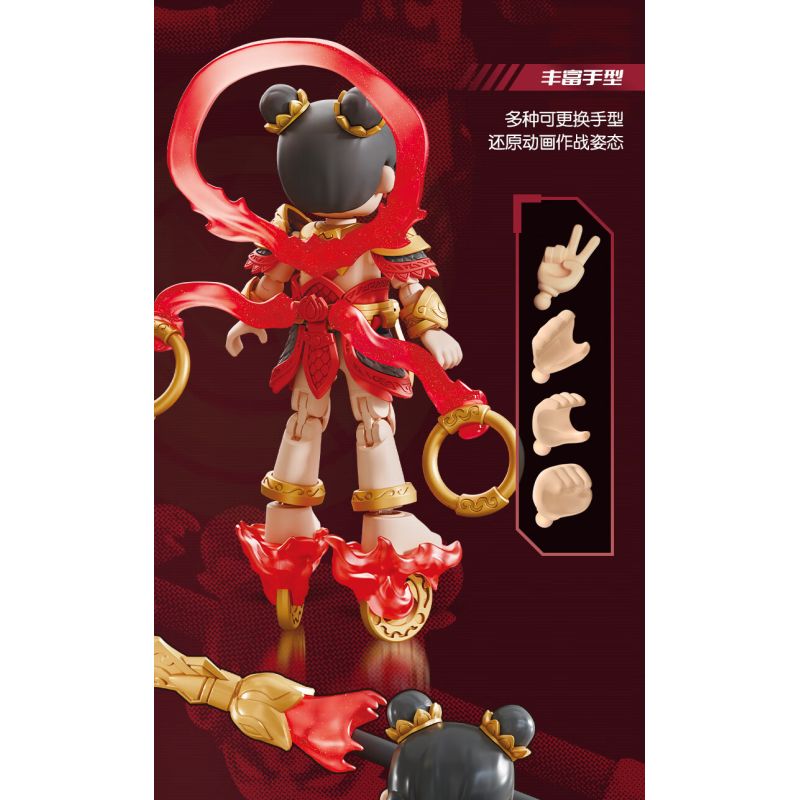 BLOKEES 85055 Xếp hình lắp ráp ghép mô hình Anh Hùng Vô Hạn: Nezha Dharma 2.0