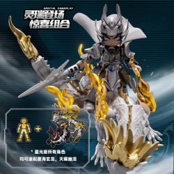 BLOKEES 85069 Xếp hình lắp ráp ghép mô hình Heroes Unlimited Starlight Edition: Tập 9 Rồng bay lên trời