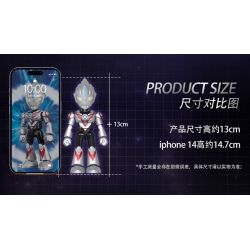 BLOKEES 74871 Xếp hình lắp ráp ghép mô hình Ultraman Magic Edition: Ultra Partners Phần 4: Khủng long không gian Super Chiton (Toàn bộ cơ thể)