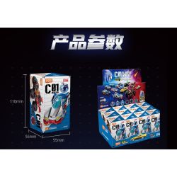 BLOKEES 75605 Xếp hình lắp ráp ghép mô hình Ultraman Xe C01 Galaxy Ổ