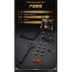 BLOKEES 74341 Xếp hình lắp ráp ghép mô hình Kamen Rider: Phiên bản huyền thoại Kamen Rider Kuuga Dạng tối thượng