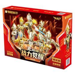 Keeppley 75400 Xếp hình lắp ráp ghép mô hình Ultraman Zero Phiên bản không giới hạn Mã vàng vinh quang Thức tỉnh sức mạnh chiến đấu