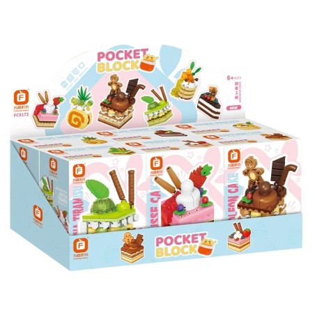 Forange FC8172 Xếp hình lắp ráp ghép mô hình Xưởng ngọt ngào 6 loại