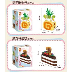 Forange FC8172 Xếp hình lắp ráp ghép mô hình Xưởng ngọt ngào 6 loại