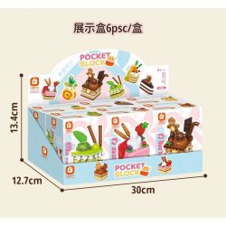 Forange FC8172 Xếp hình lắp ráp ghép mô hình Xưởng ngọt ngào 6 loại