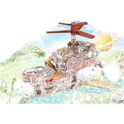 Forange FC8622 Xếp hình lắp ráp ghép mô hình Đội du hành Qudong 6 người mẫu