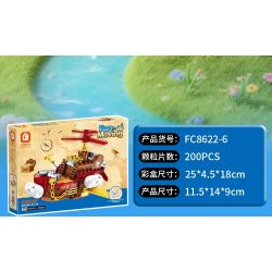 Forange FC8622 Xếp hình lắp ráp ghép mô hình Đội du hành Qudong 6 người mẫu