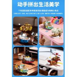 Forange FC8622 Xếp hình lắp ráp ghép mô hình Đội du hành Qudong 6 người mẫu